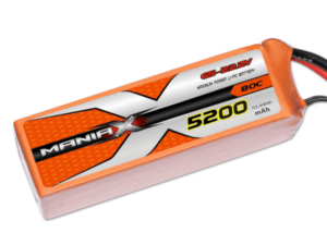ManiaX LiPo 6S 5200mAh 22.2V 80C